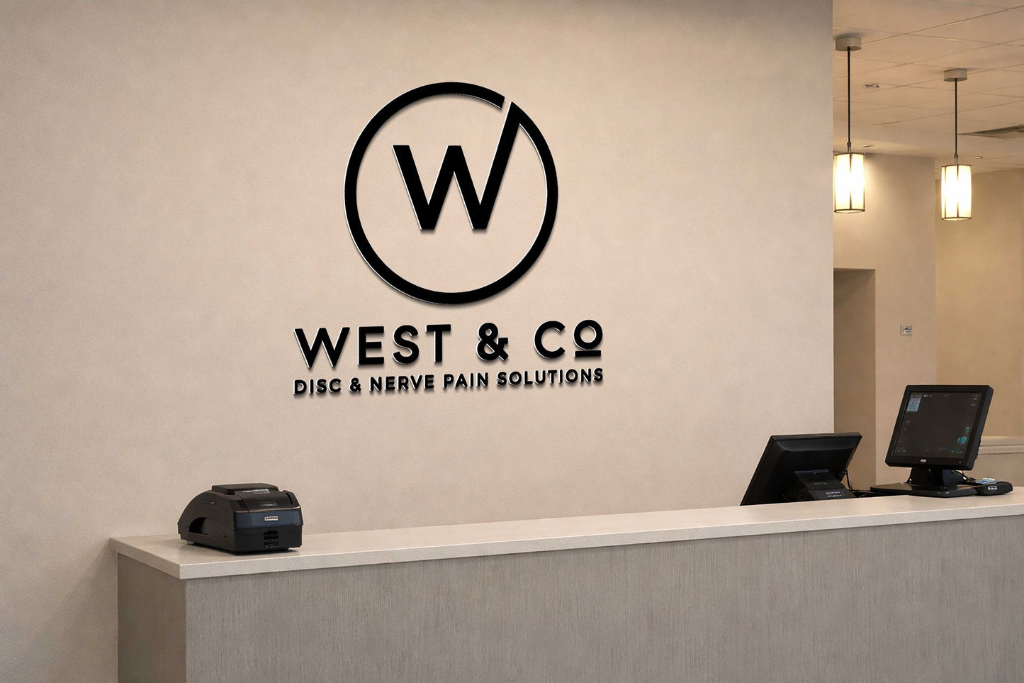 Custom Business Sign for Aaron West