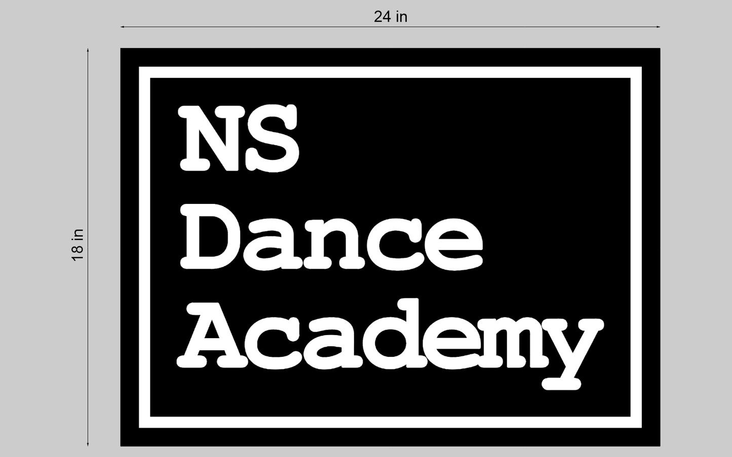 Custom Sign for Nicolas Scheuer