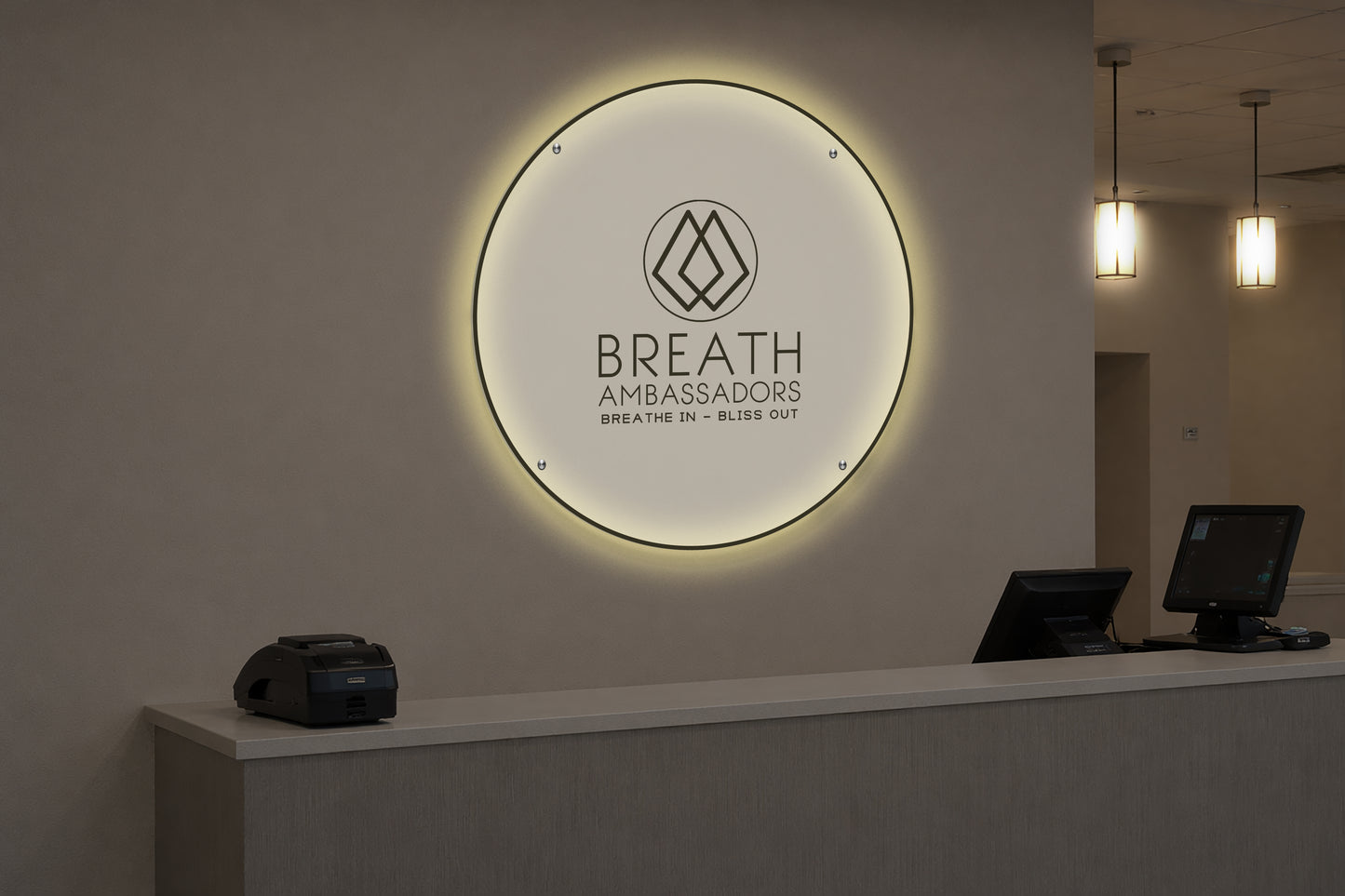Custom Business Sign for Amy Davenport