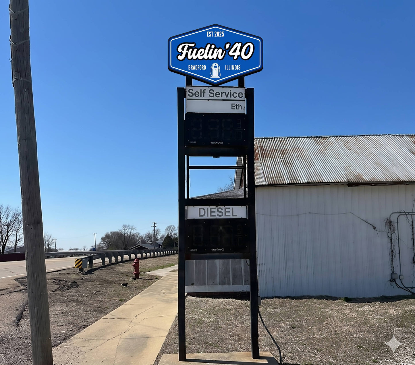 Custom Lightbox sign for Kal Knowles