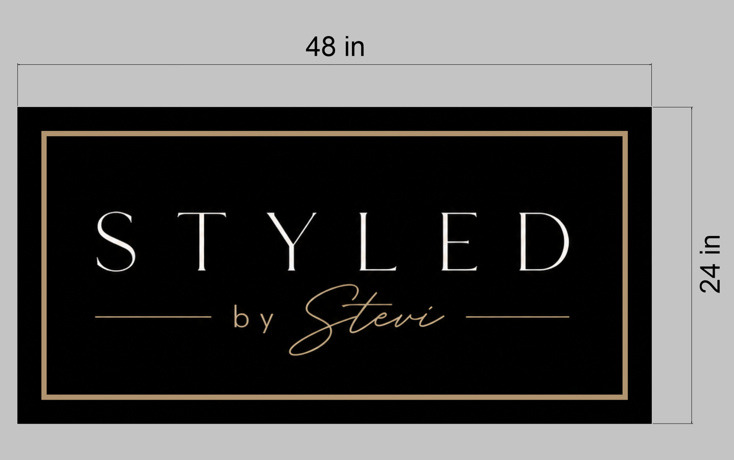 Custom Sign for Stevi Smith