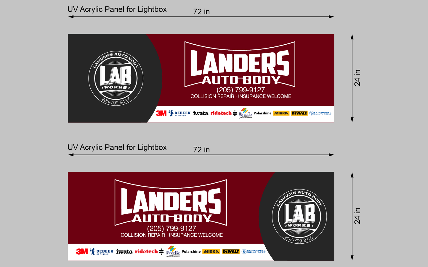 Custom Sign for Jason Landers