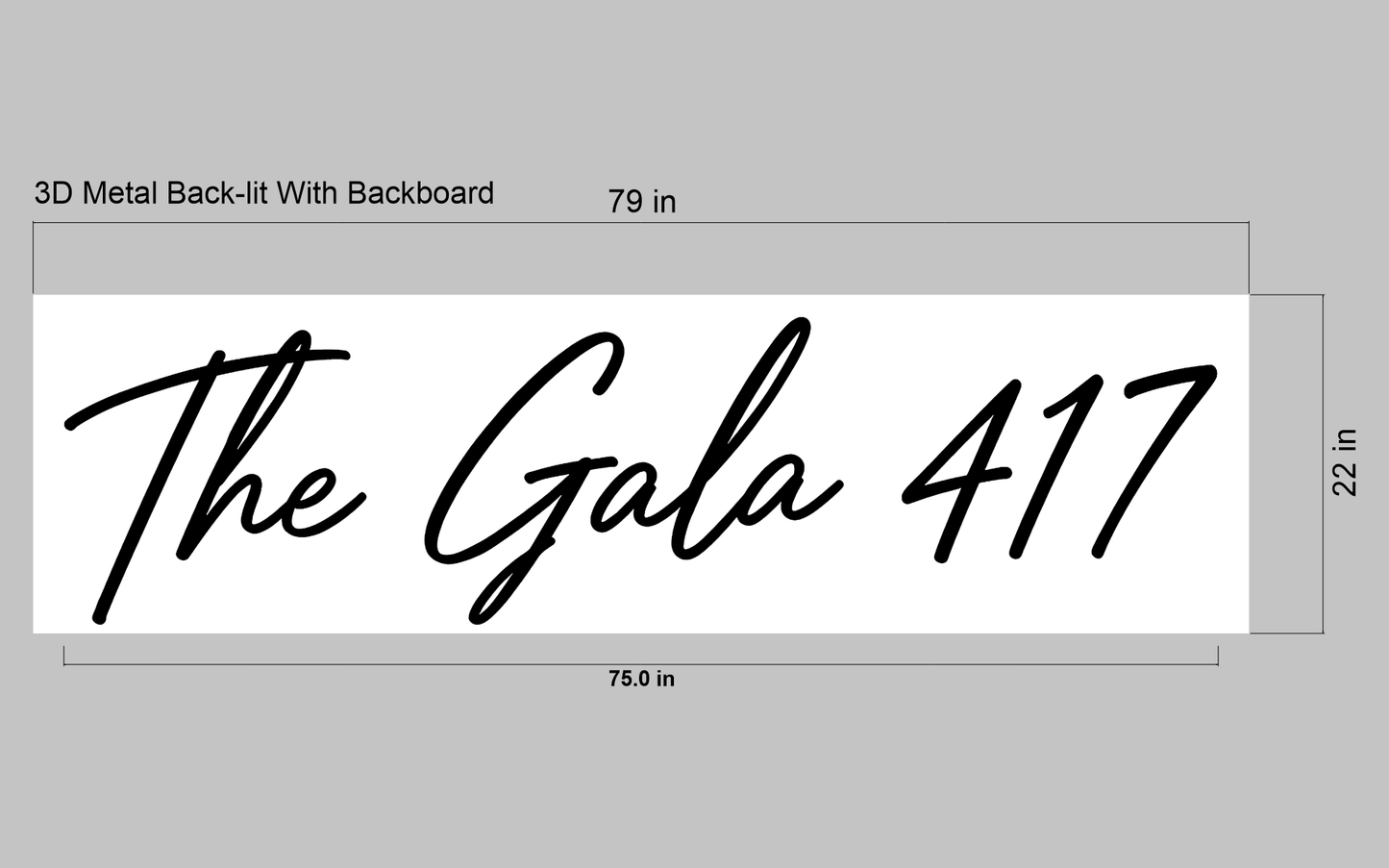 Custom Sign for Amberly Ferguson